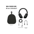 Sony WH-1000XM5B vezeték nélküli zajszűrő fejhallgató - FEKETE (elérhető több színben)