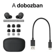 Sony WF-1000XM5 Wireless Noise Cancelling fülhallgató, akár 24 órás üzemidő és Gyors Töltés, Szürke