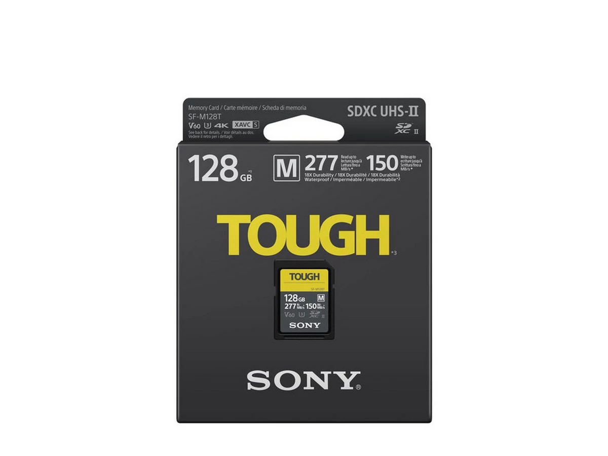 SONY SF-M128T TOUGH SDXC UHS-II SD KÁRTYA víz és porálló (IP68)