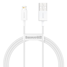  Baseus Superior USB - Lightning kábel, 2,4 A, 1 m (fehér)