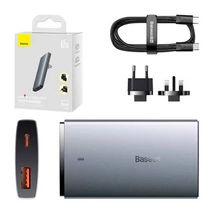 Baseus GaN5 Töltő 65W + USB-C + USB-A CCGP150113