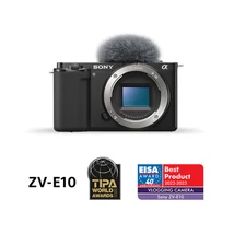Sony ZV-E10 Váz (ZVE10BDI.EU) + Ajándék Sony fotós táska !