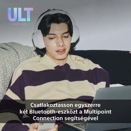 Sony ULT WEAR - WH-ULT900NH Bluetooth fejhallgató - Szürkészöld (elérhető több színben)