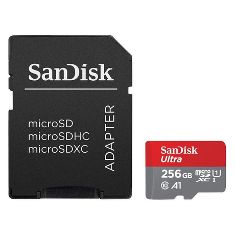 SanDisk microSD Ultra 256GB C10/U1/UHS-I/A1 SDSQUA4-256G ( 186507 )