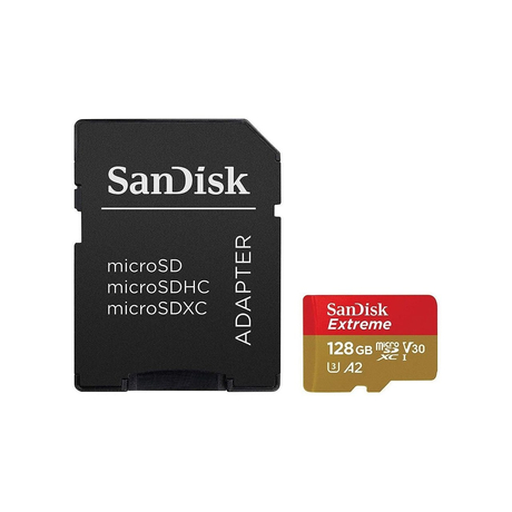 121586 SANDISK MICROSDXC KÁRTYA 128GB, 190MB/s, A2, Class 10, UHS-I, V30