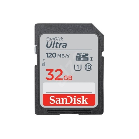 SanDisk Ultra SDHC UHS-I 120 MB/s memória kártya 32GB - 186496