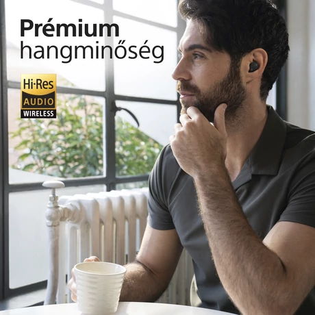 Sony WF-1000XM5 Wireless Noise Cancelling fülhallgató, akár 24 órás üzemidő és Gyors Töltés, Szürke