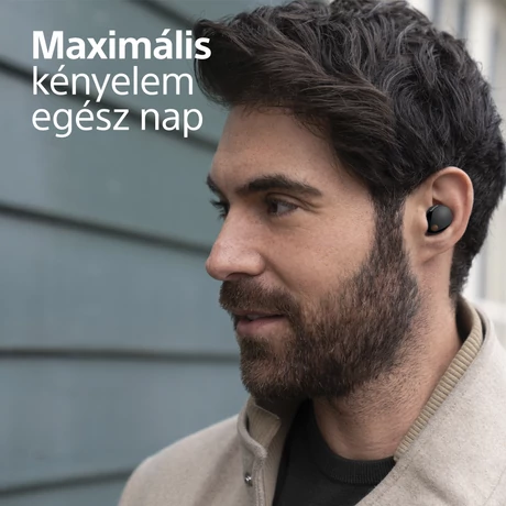 Sony WF-1000XM5 Wireless Noise Cancelling fülhallgató, akár 24 órás üzemidő és Gyors Töltés, Szürke