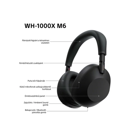 WH1000XM6B fekete színben